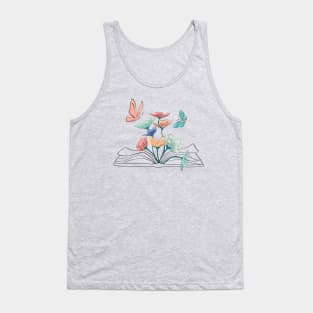 Flowers book Tank Top